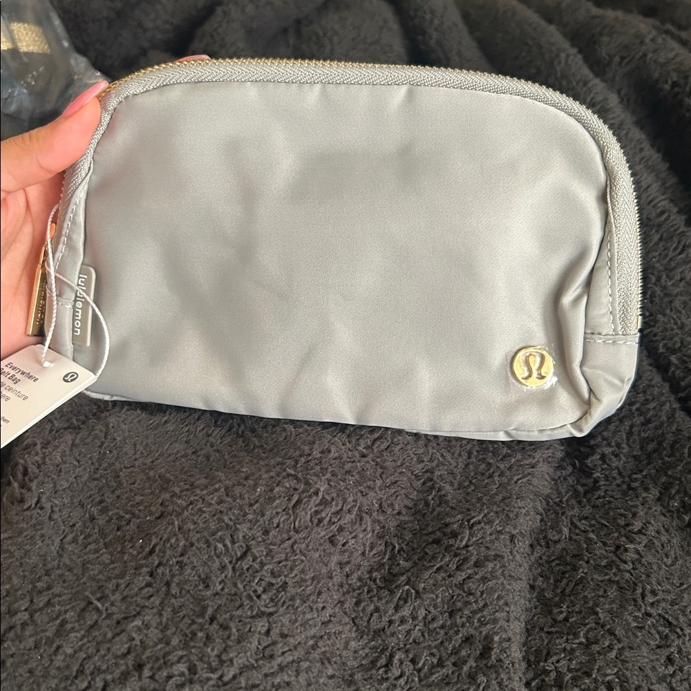 Lululemon gray and gold everywhere belt bag 🩶